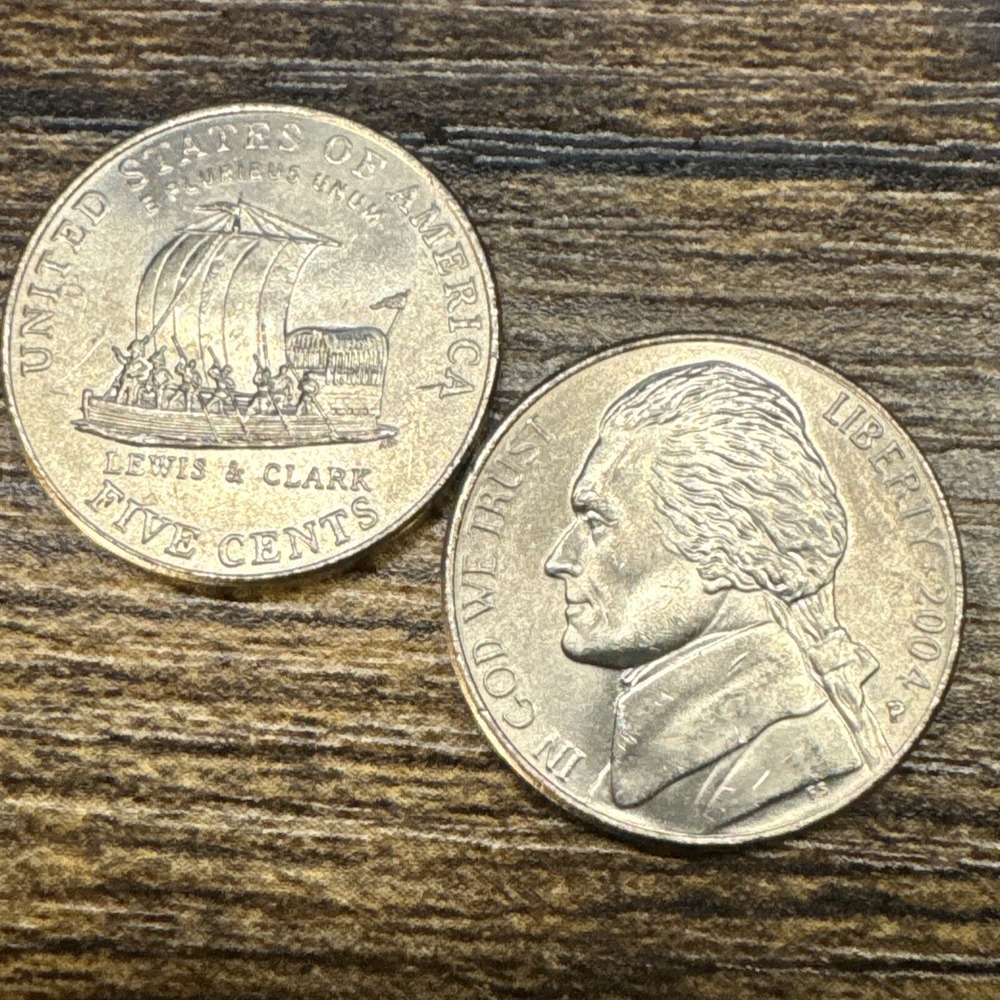 2004 P BU UNC "Keelboat" Jefferson Nickel Westward Journey - Louis & Clark